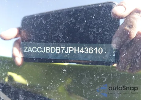2018 Jeep Renegade Limited 4X4 from USA, damaged, VIN ZACCJBDB7JPH43610